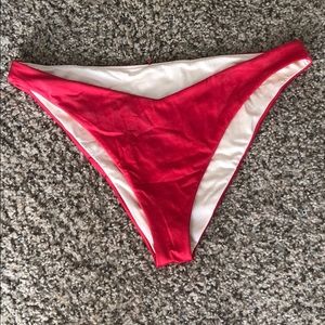 Red bikini bottoms